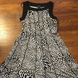 Black and white dress